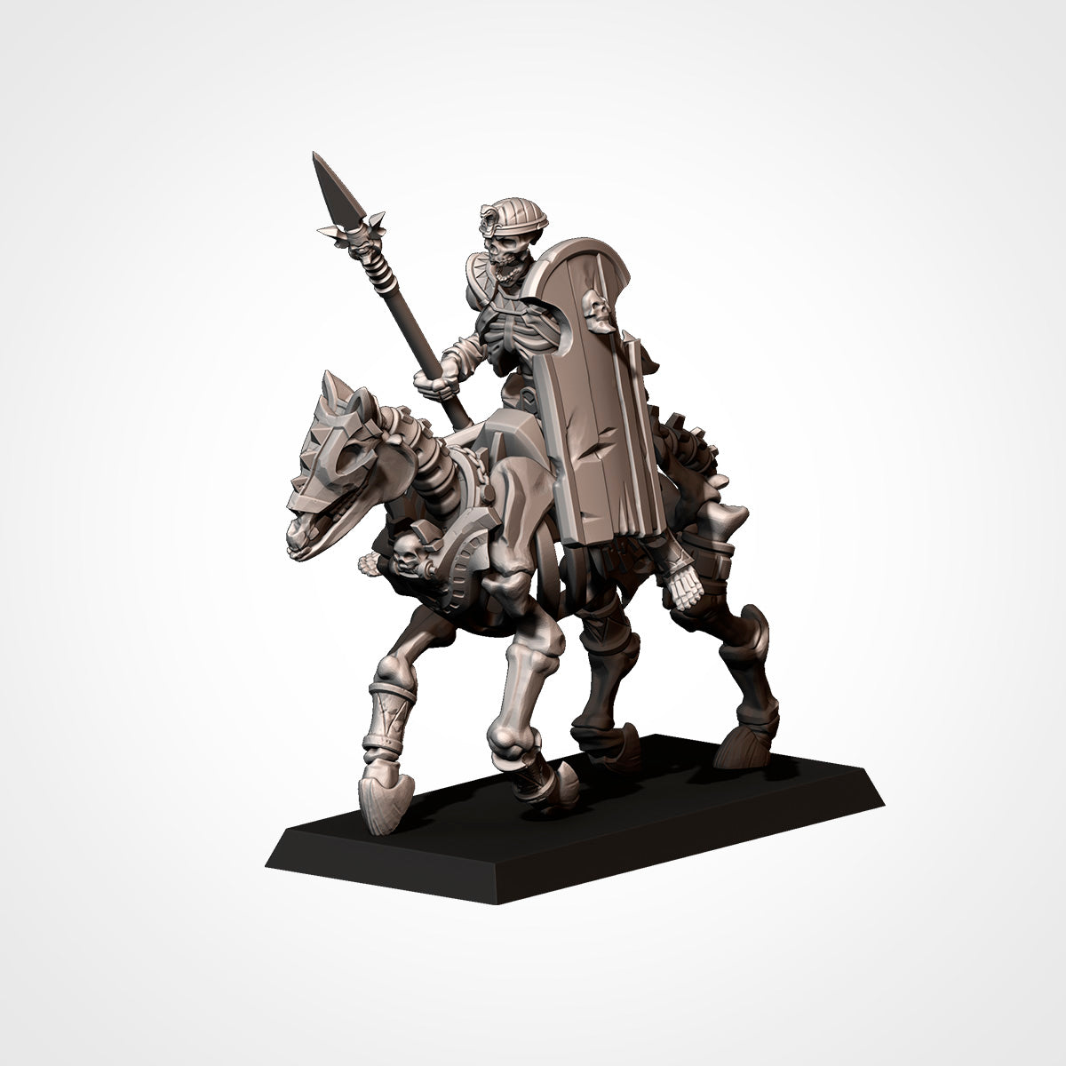 Skeletal Heavy Cavalry | Txarli Factory | Armies of the Sands | Kings of War | Tabletop