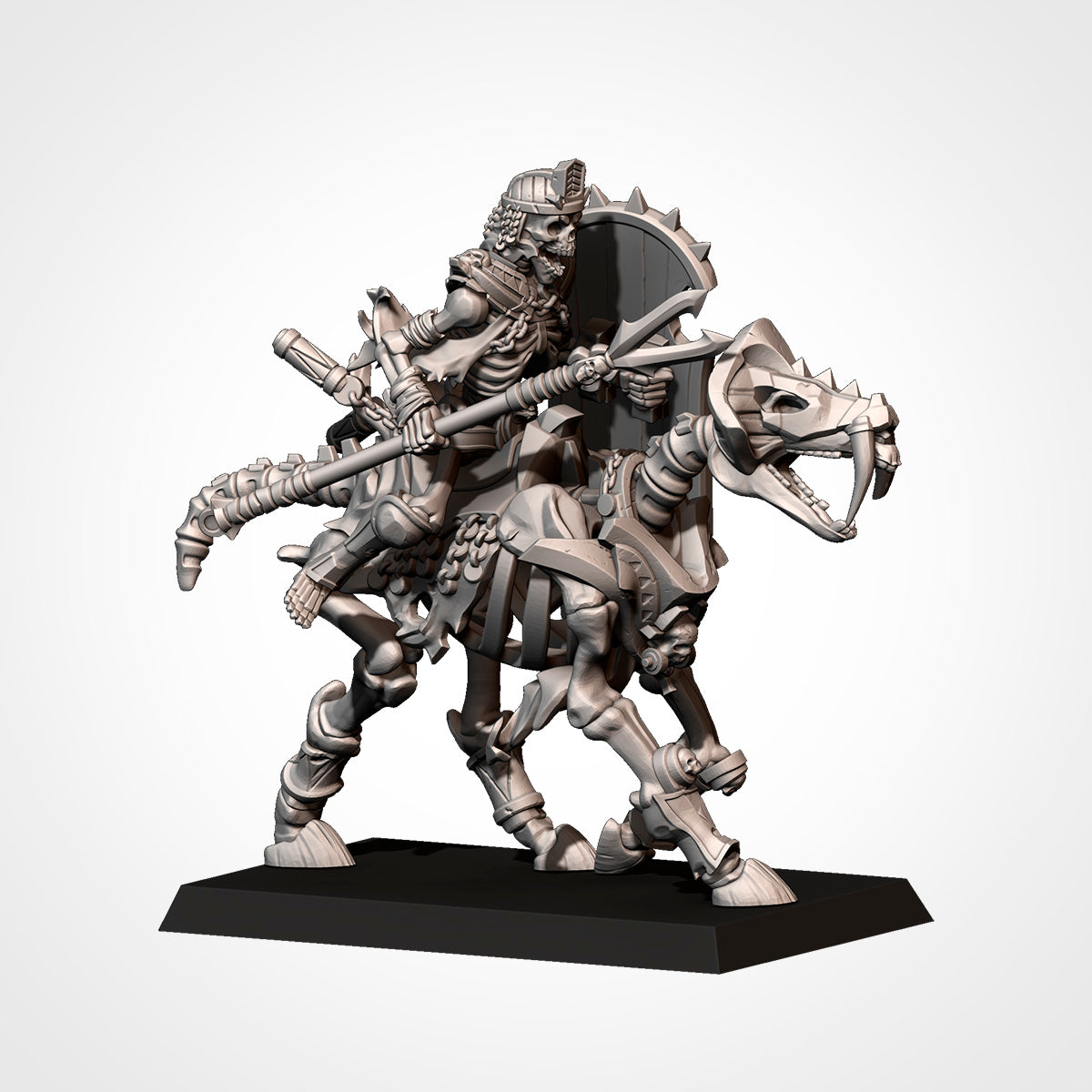Skeletal Heavy Cavalry | Txarli Factory | Armies of the Sands | Kings of War | Tabletop