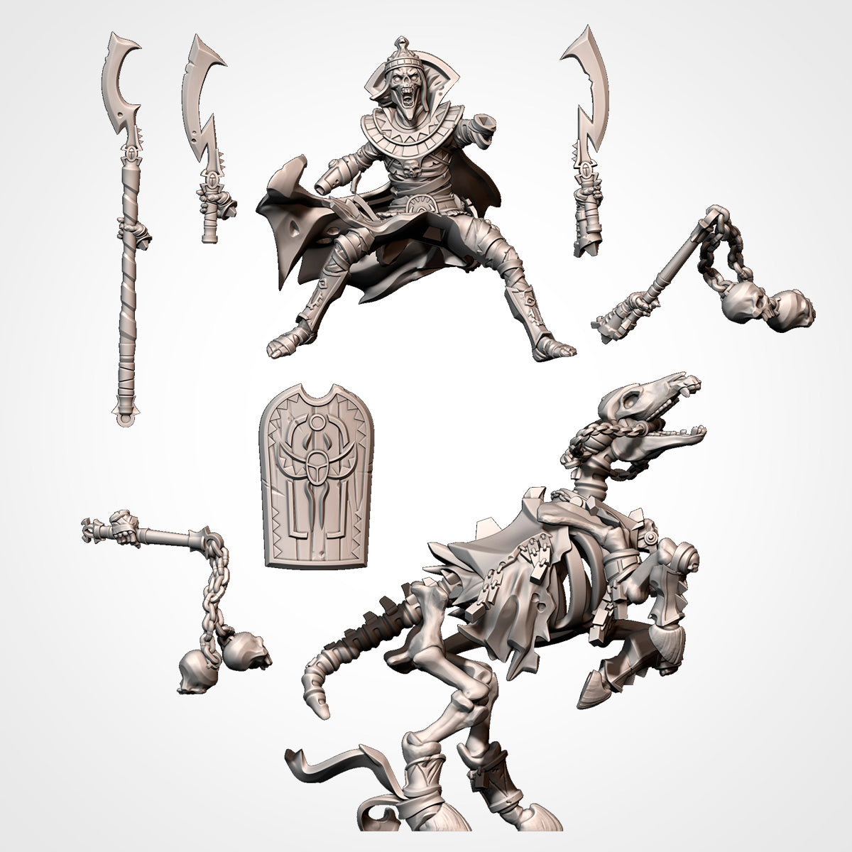 Skeletal Prince/King | Txarli Factory | Armies of the Sands