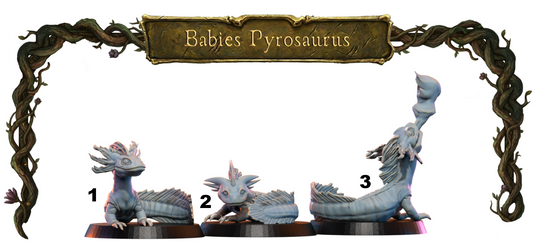 Pyrosaurus Babies