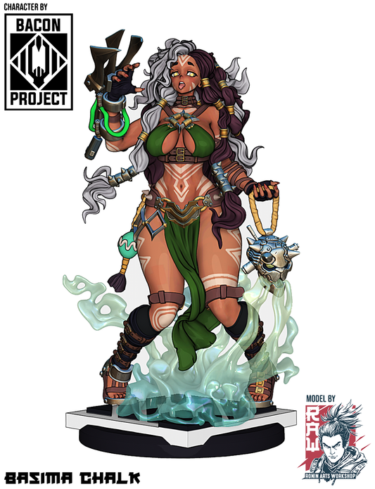 Basima Chalk | Bacon Project | 28mm-120mm Scale | Ronin Arts Workshop