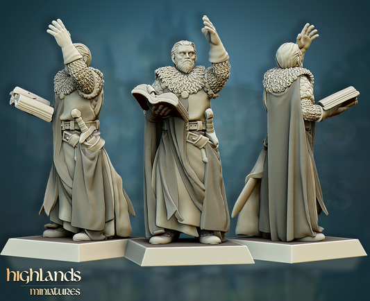 Crusader Command Group | Gallia, the Medieval Kingdom | Highlands Miniatures