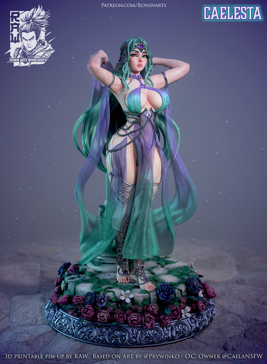 Caelesta | SFW / NSFW Pinup | Ronin Arts Workshop
