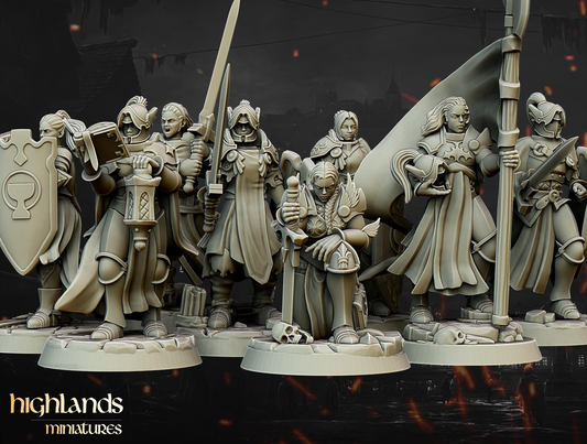Warriors of the Lady | Gallia, the Medieval Kingdom | Highlands Miniatures