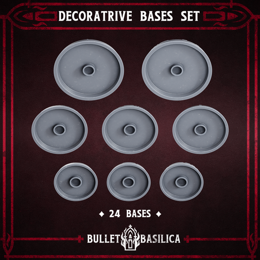 Crimson Hussars Decorative Bases Set