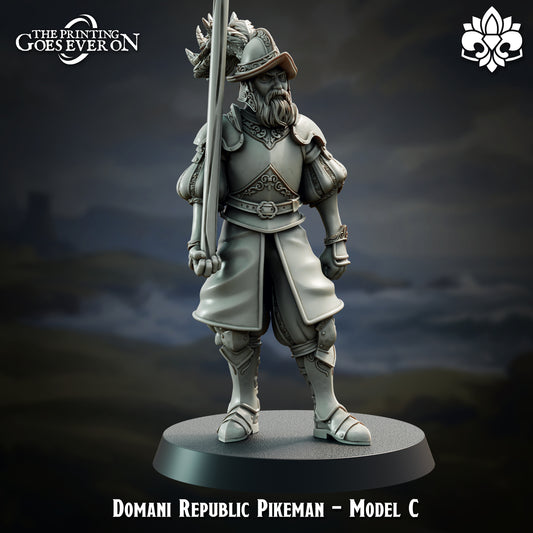 Pikemen Set | Domani Republic | The Printing Goes Ever On