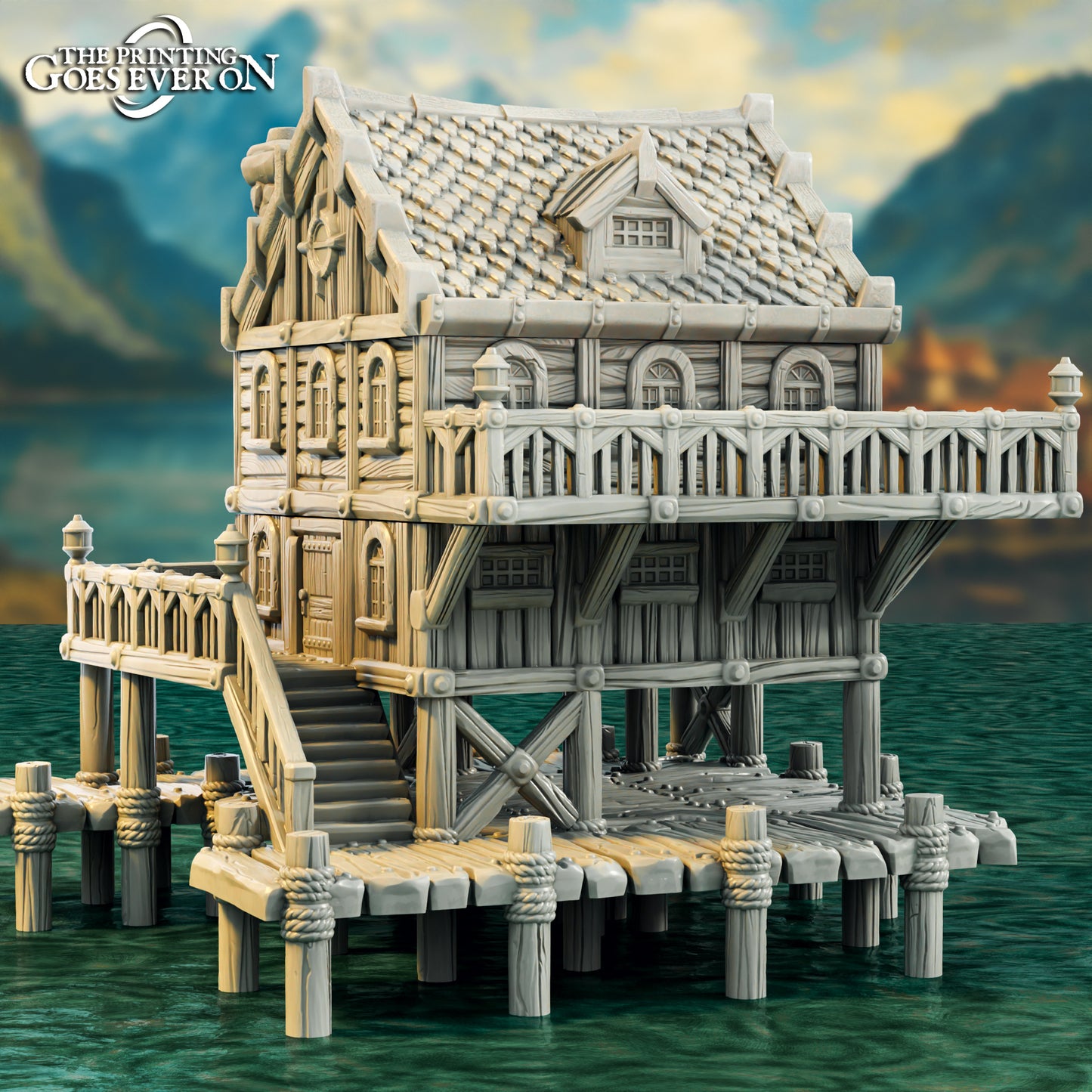 Driftport House C | Driftport Town | The Printing Goes Ever On