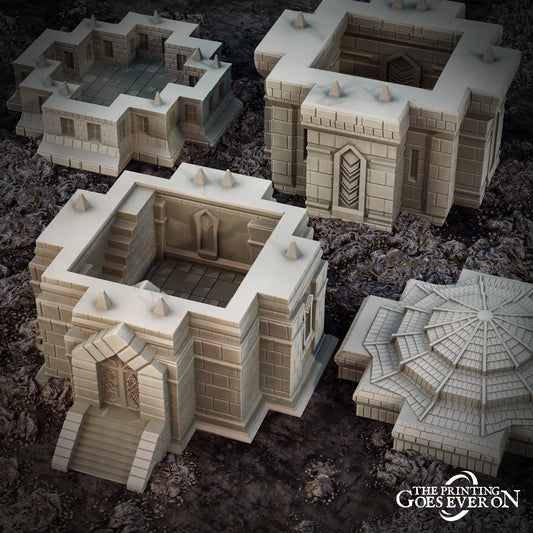 Dwarven Barracks | Tales of the Deep | MESBG | The Printing Goes Ever On