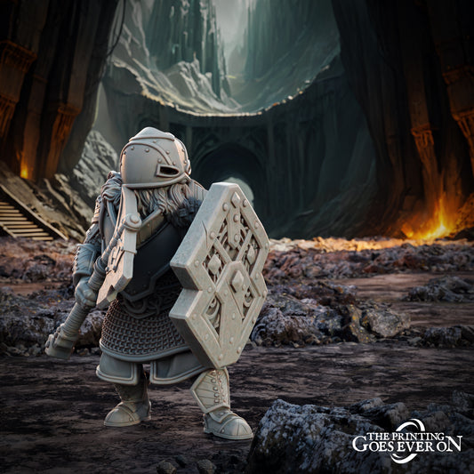 Dwarven Command Group | Tales of the Deep | MESBG | The Printing Goes Ever On