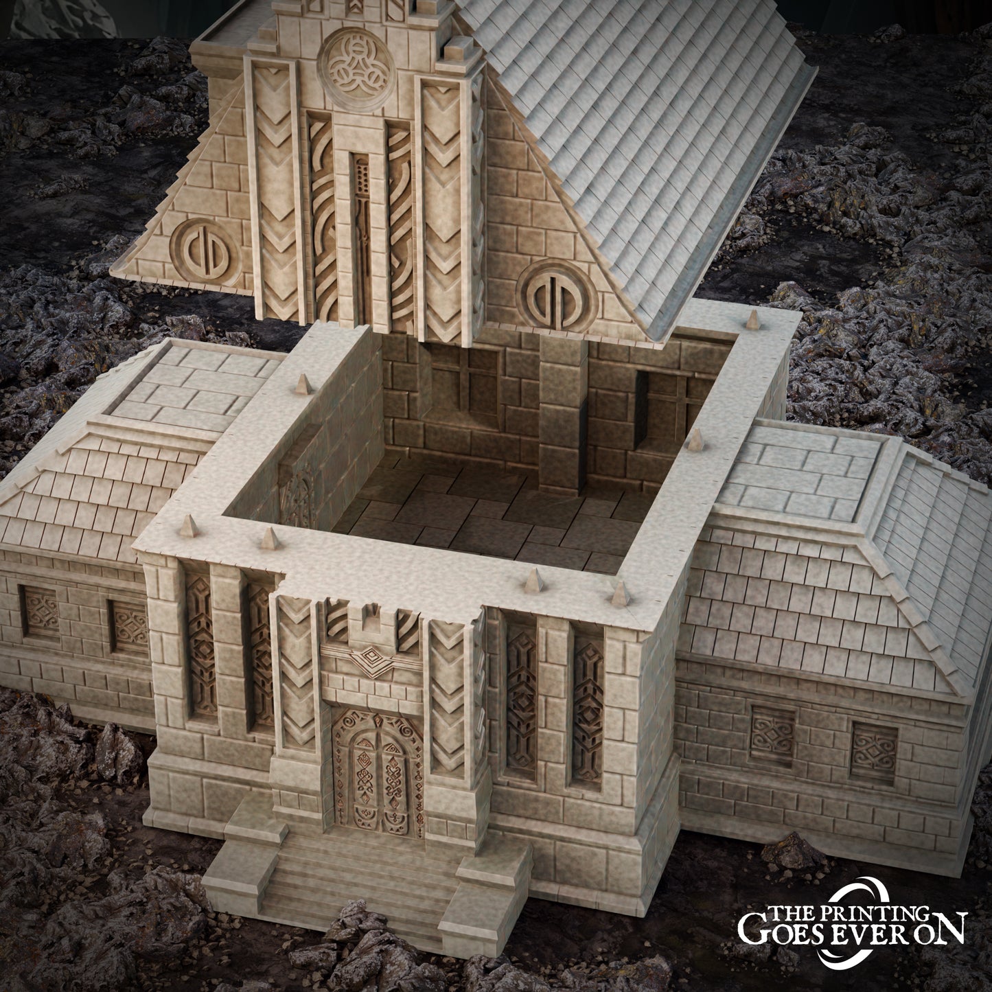 Dwarven Hall | Tales of the Deep | MESBG | The Printing Goes Ever On