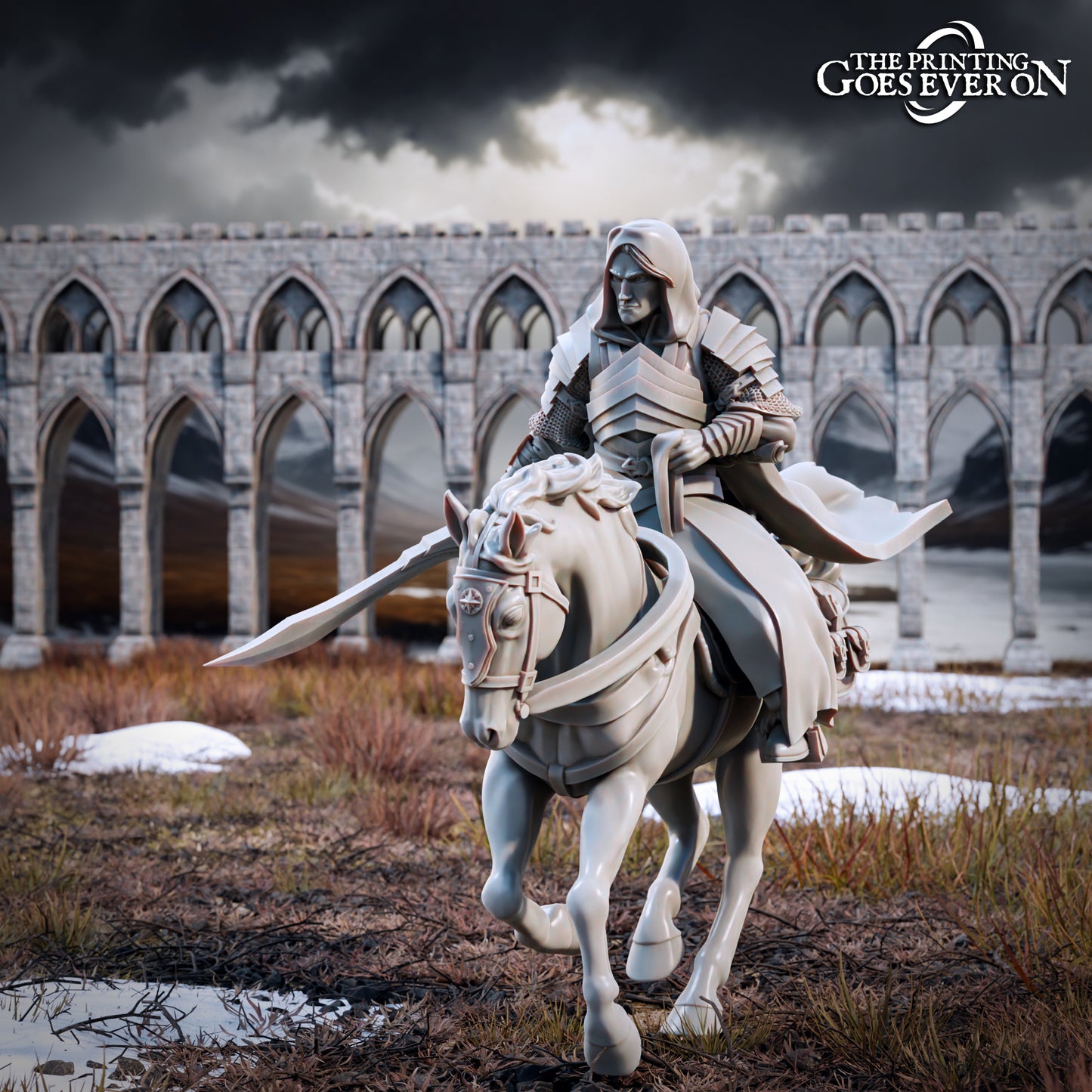 Elliran - Mounted | Tales of the Northern Kingdom | MESBG | The Printing Goes Ever On