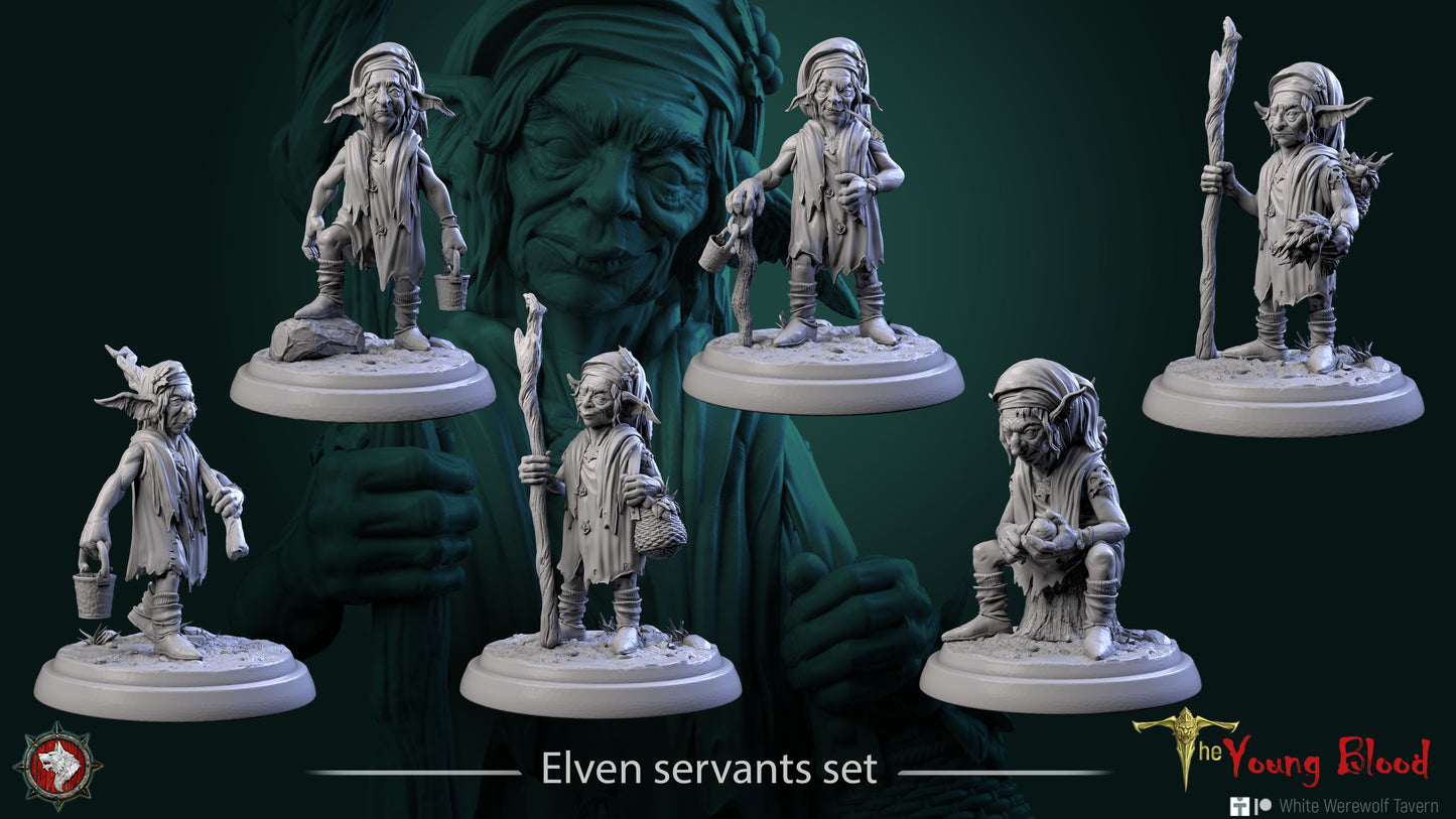Elven Servants Set | The Young Blood | White Werewolf Tavern
