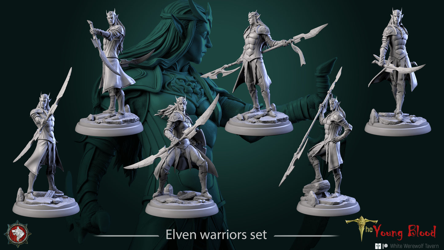 Elven Warriors Set | The Young Blood | White Werewolf Tavern