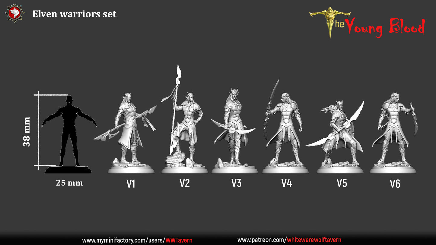 Elven Warriors Set | The Young Blood | White Werewolf Tavern