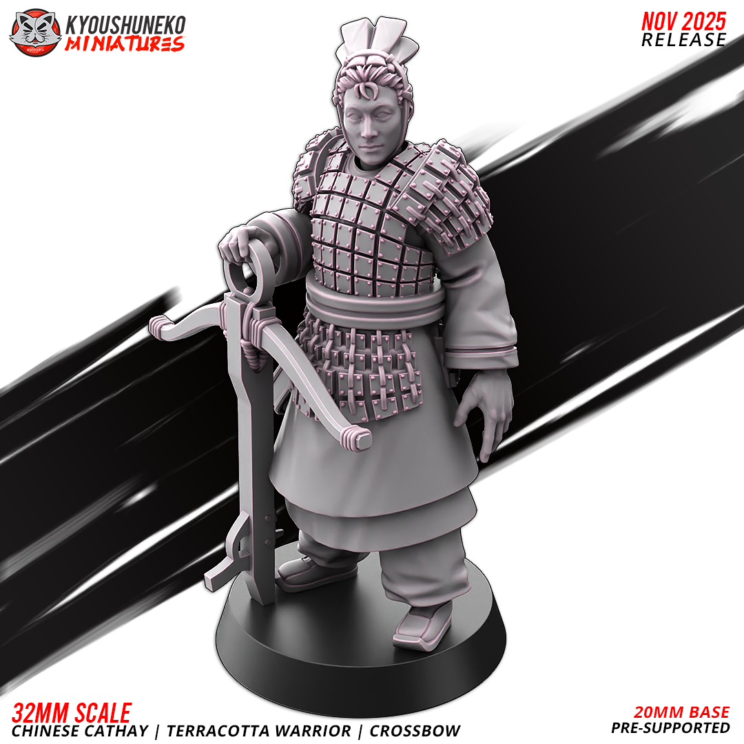 Chinese Cathay Terracotta Warriors Crossbows