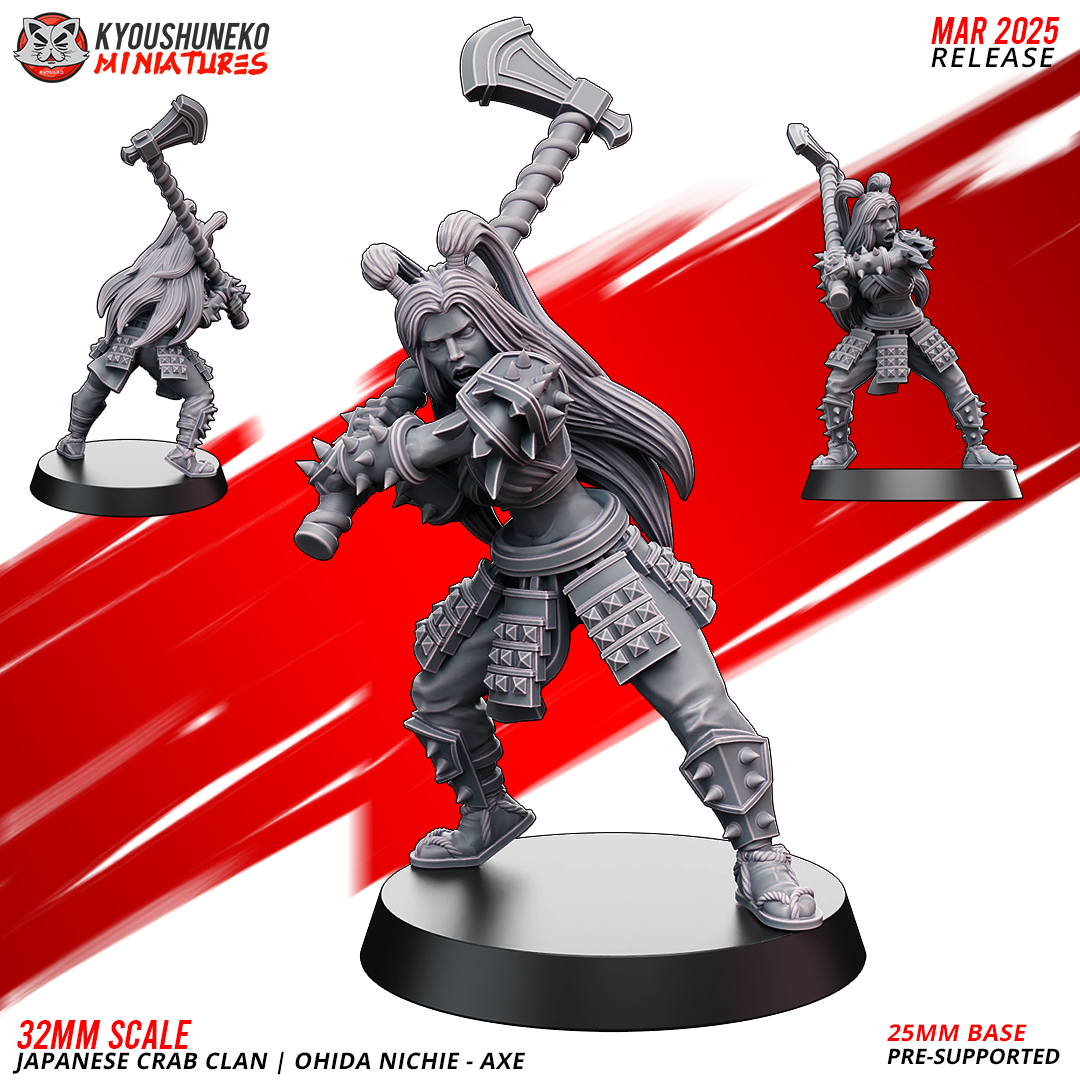 Japanese Crab Clan - Ohida Nichie - Axe | Nippon | Kyoushuneko