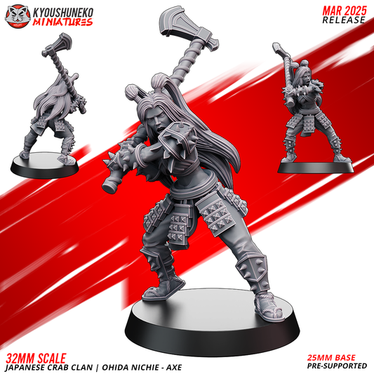 Japanese Crab Clan - Ohida Nichie - Axe | Nippon | Kyoushuneko