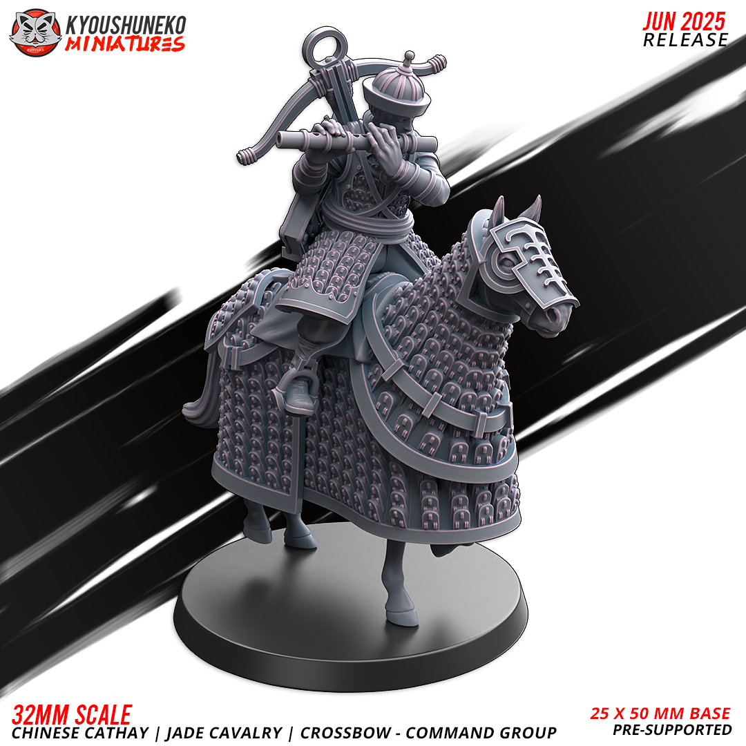 Jade Cavalry Crossbowmen - Command Group | Grand Cathay | Kyoushuneko