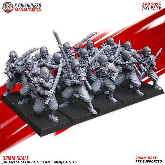 Scorpion Clan - Oshuro Ninja Unit | Nippon | Kyoushuneko