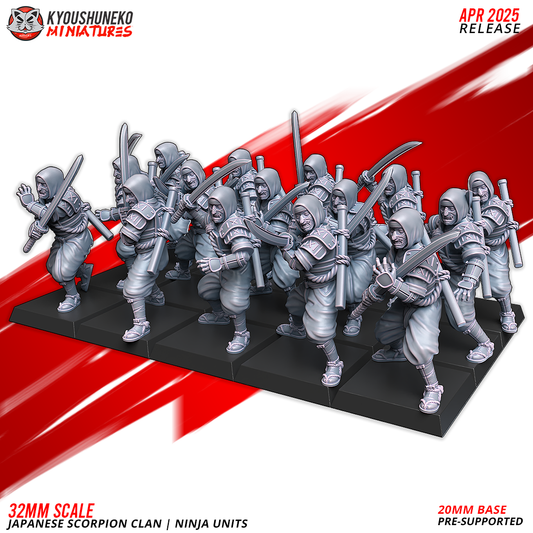 Scorpion Clan - Oshuro Ninja Unit | Nippon | Kyoushuneko