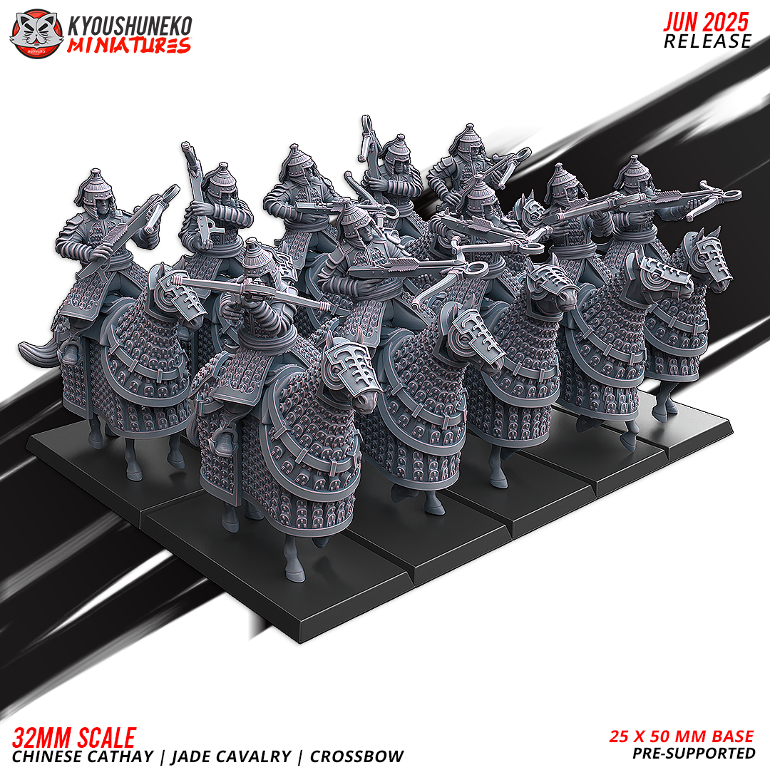 Jade Cavalry Horsemen - Crossbows | Grand Cathay | Kyoushuneko