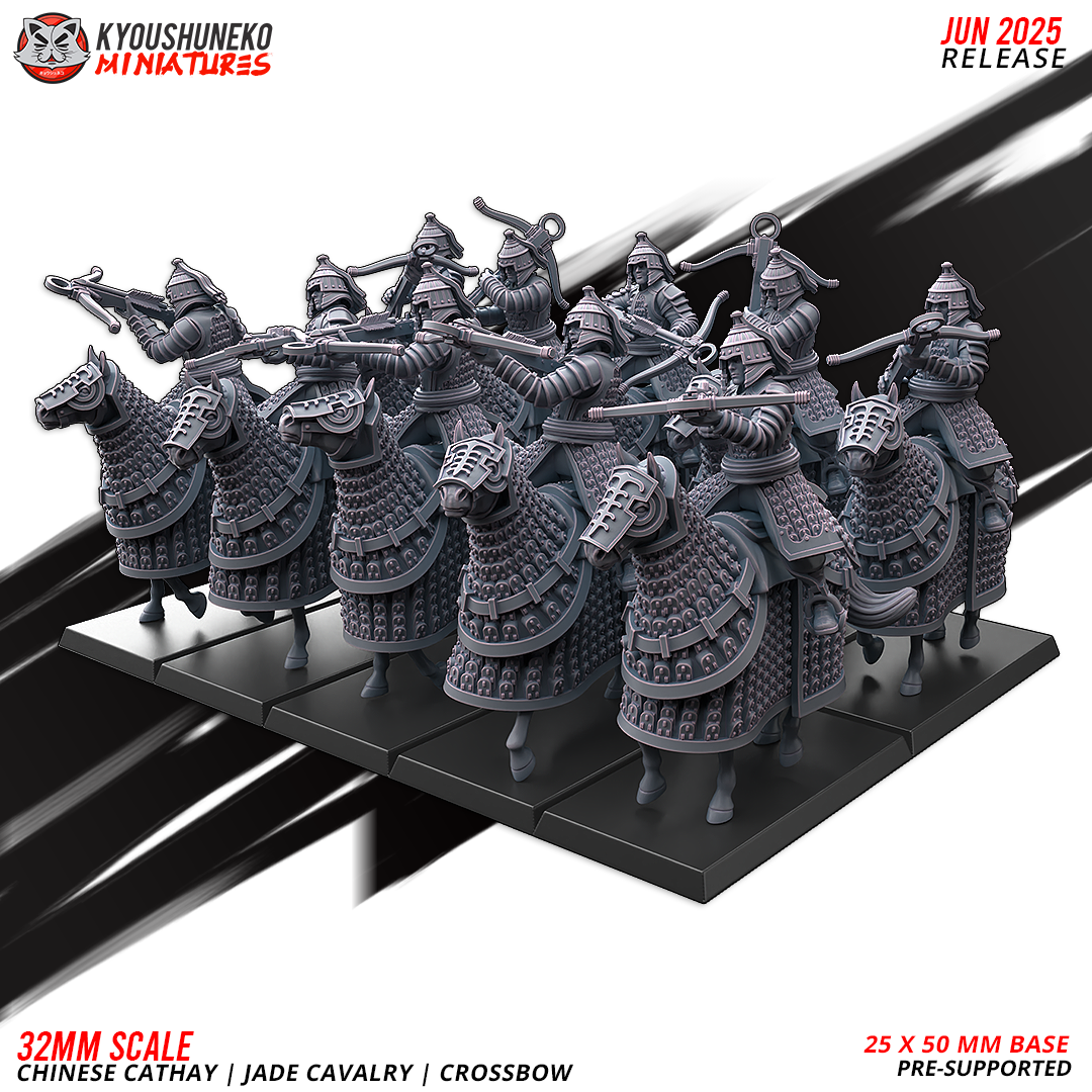 Jade Cavalry Horsemen - Crossbows | Grand Cathay | Kyoushuneko