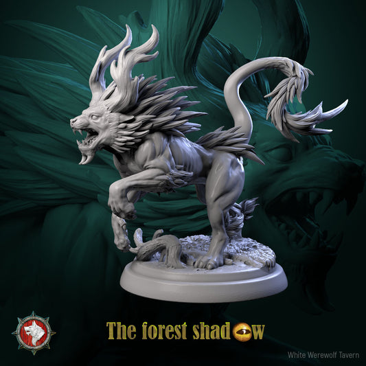 Forest Monsters Set | The Forest Shadow | Resin 3D Printed Miniature | White Werewolf Tavern | DnD