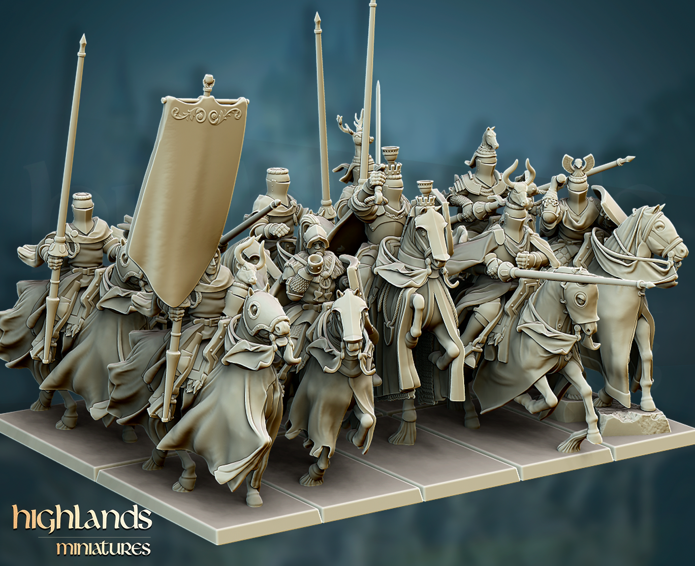 Grail Knights | Gallia, the Medieval Kingdom | Highlands Miniatures