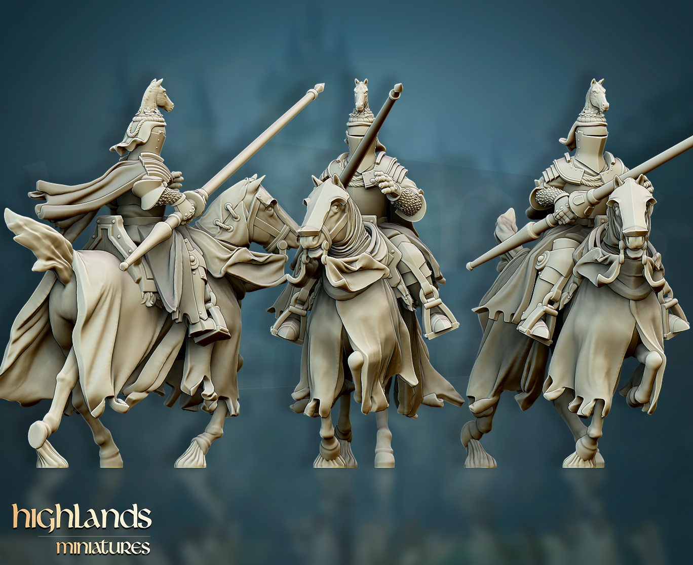 Grail Knights | Gallia, the Medieval Kingdom | Highlands Miniatures