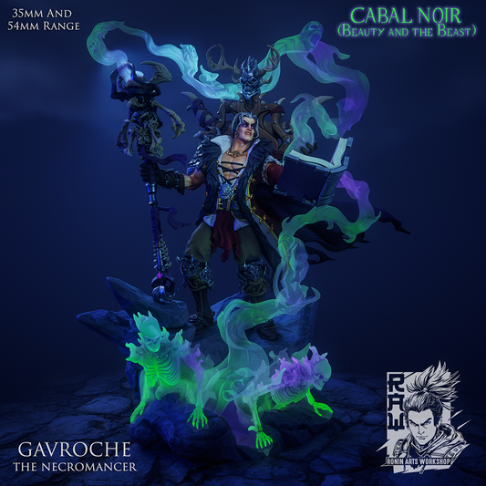 Gavroche The Necromancer | Fantasy RPG Miniatures | Ronin Arts Workshop