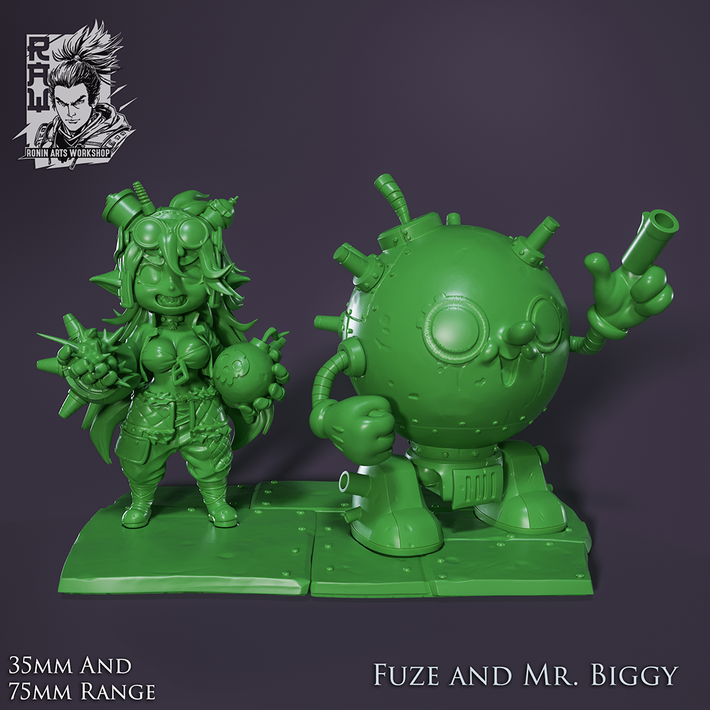 Fuze the Shaman and BombBot - The Gobettes | Ronin Arts Workshop