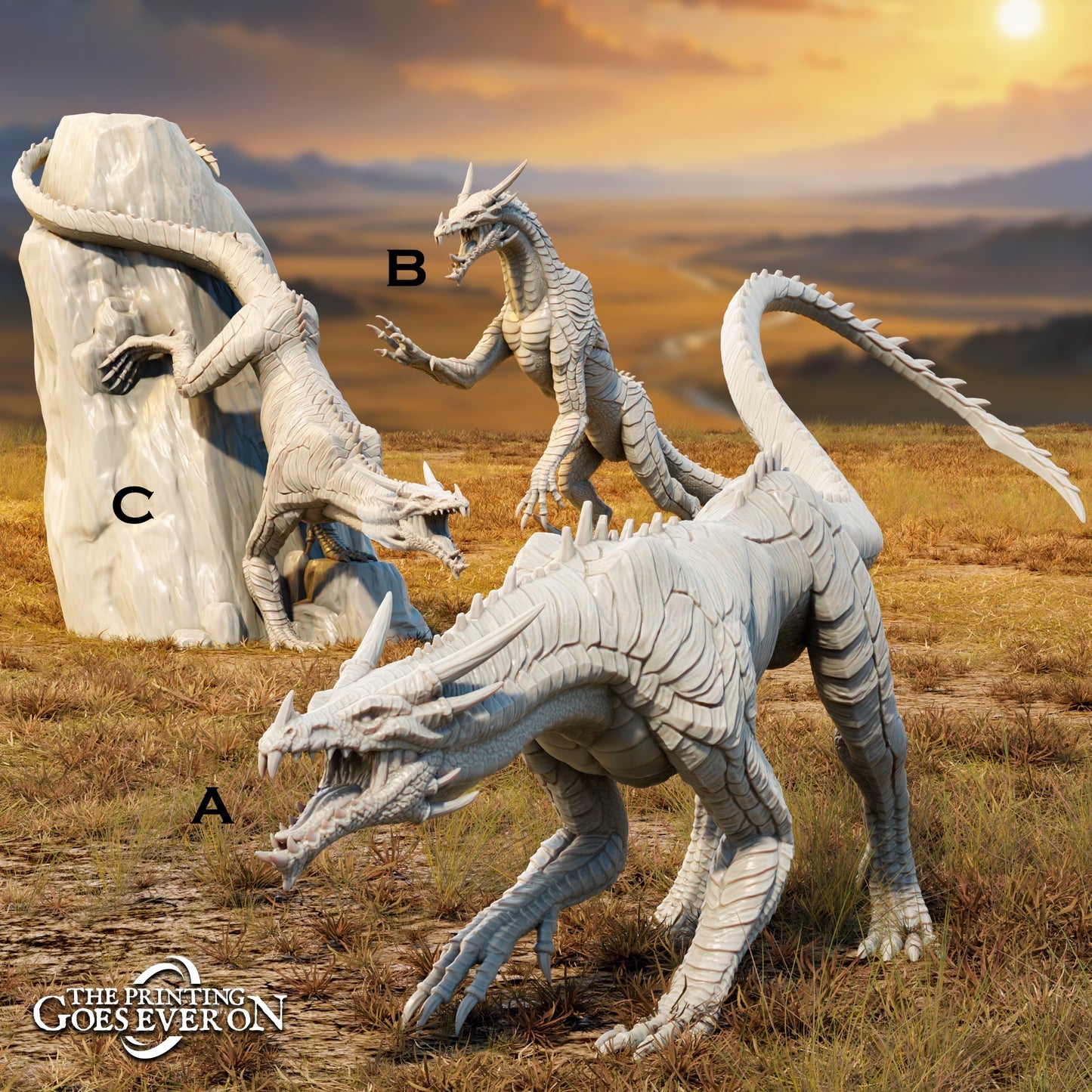 War Drakes (Unarmored) | Tales of the Golden Khanate | The Printing Goes Ever On