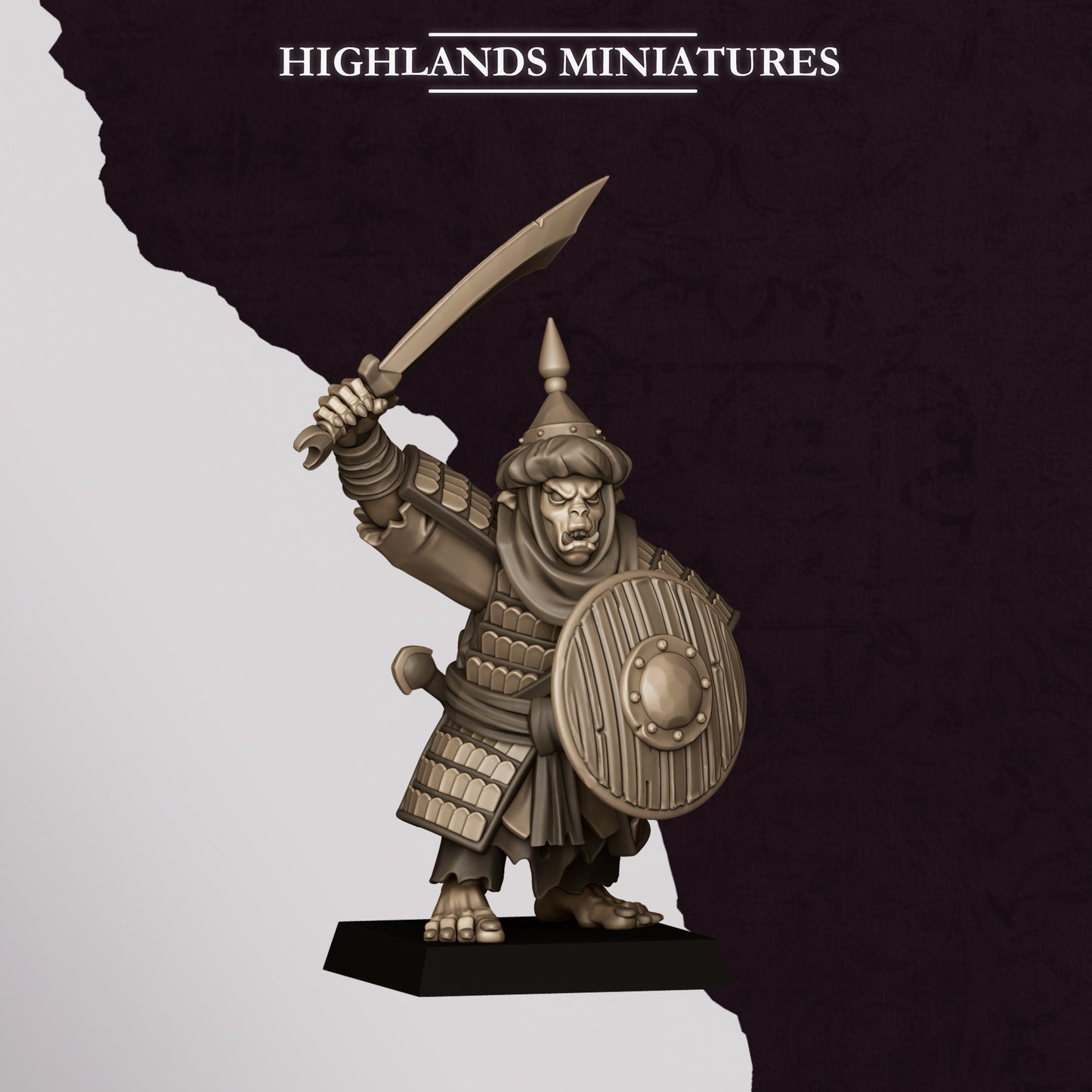 Hobgoblin Rider - Command Group | Hobgoblins | Highlands Miniatures