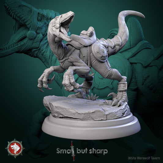Halfling Dino Mount Set | Small But Sharp | White Werewolf Tavern
