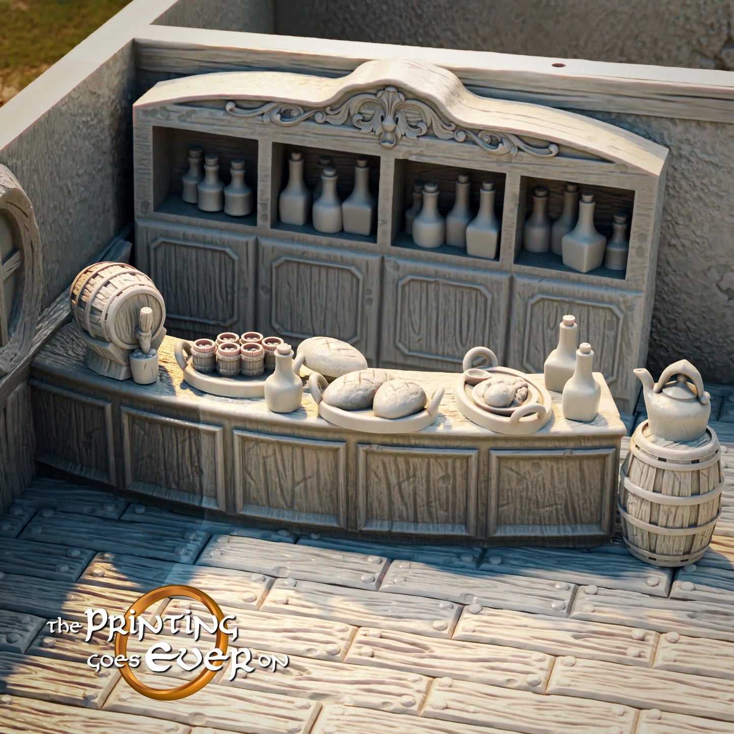 Halfling Inn – 2 Floors | Greenshire Vigilantes | MESBG | The Printing Goes Ever On