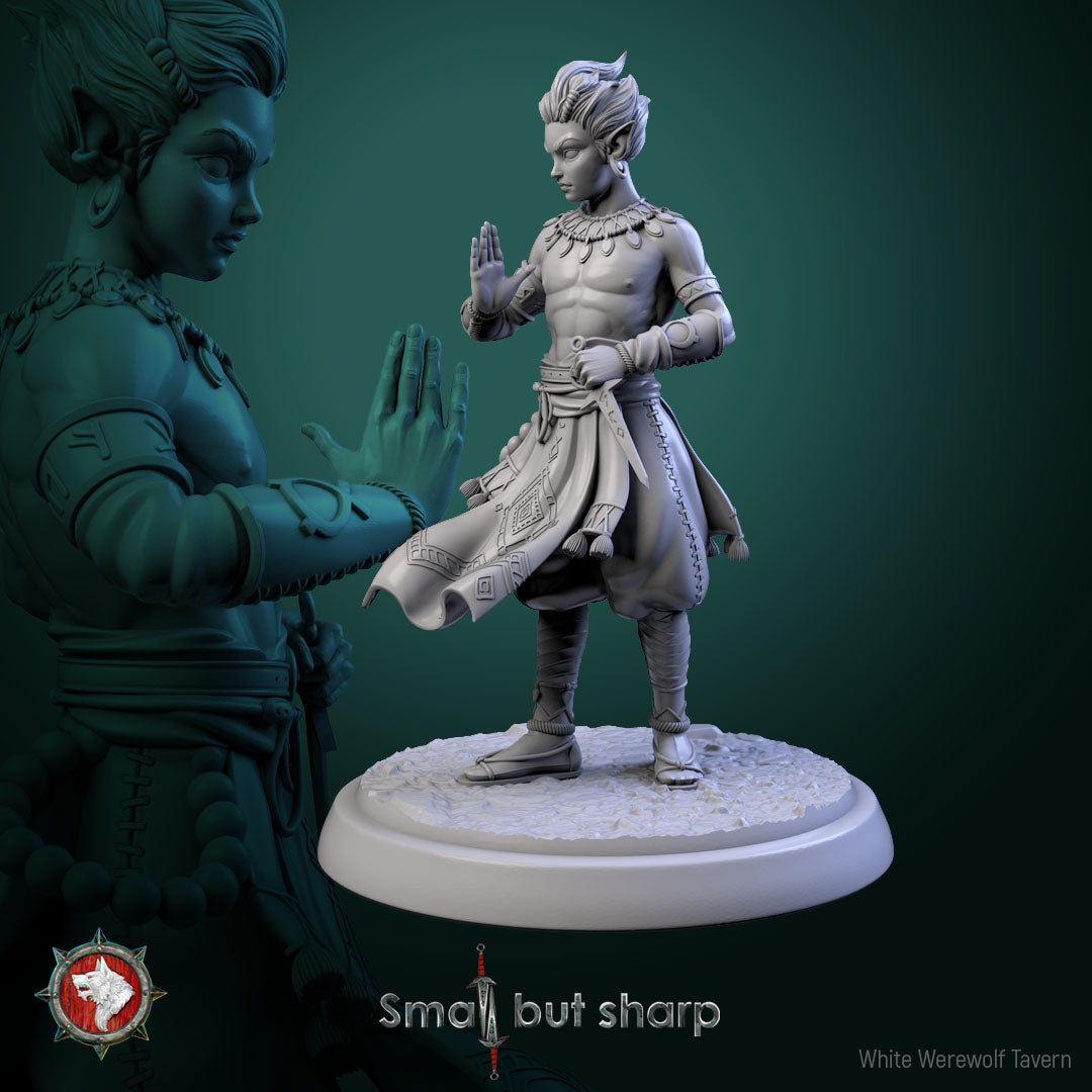 Halfling Monks Set | Small But Sharp | White Werewolf Tavern