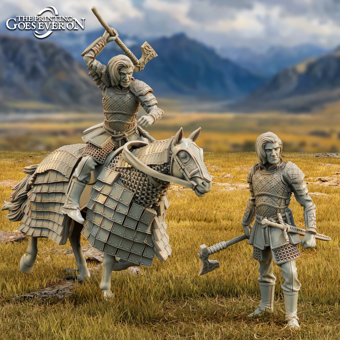 Harwin On Foot and Mounted | Tales of Wind and Saddle | MESBG | The Printing Goes Ever On