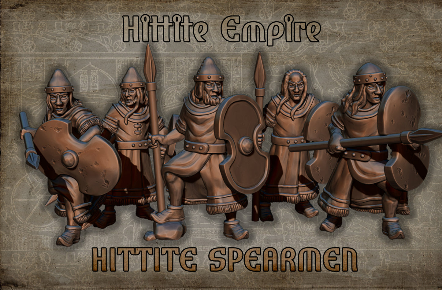 Hittite Spearmen | Hittite Empire | Red Copper Miniatures
