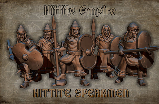 Hittite Spearmen | Hittite Empire | Red Copper Miniatures