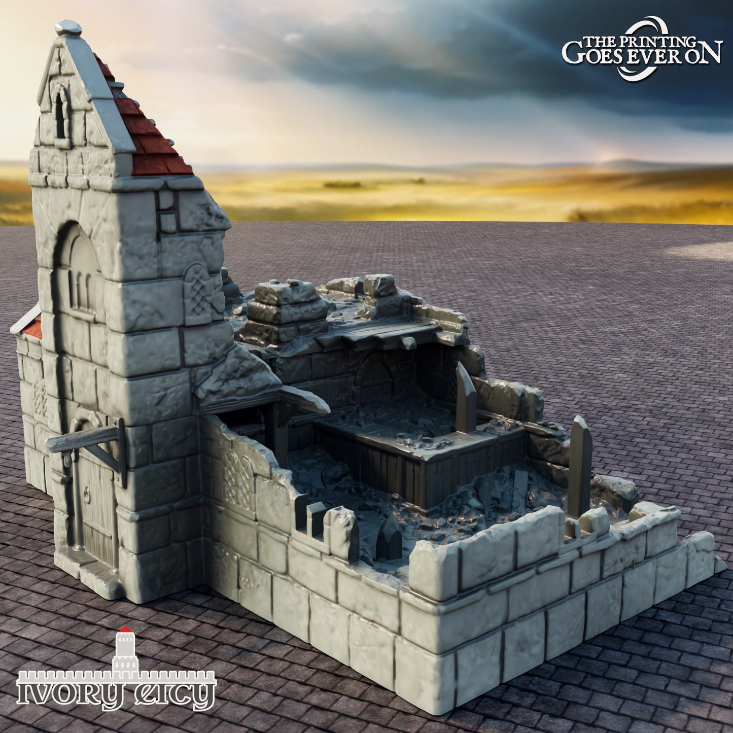 Tavern | 6-28mm Scale | Ivory City | The Printing Goes Ever On | Buildings and Terrain