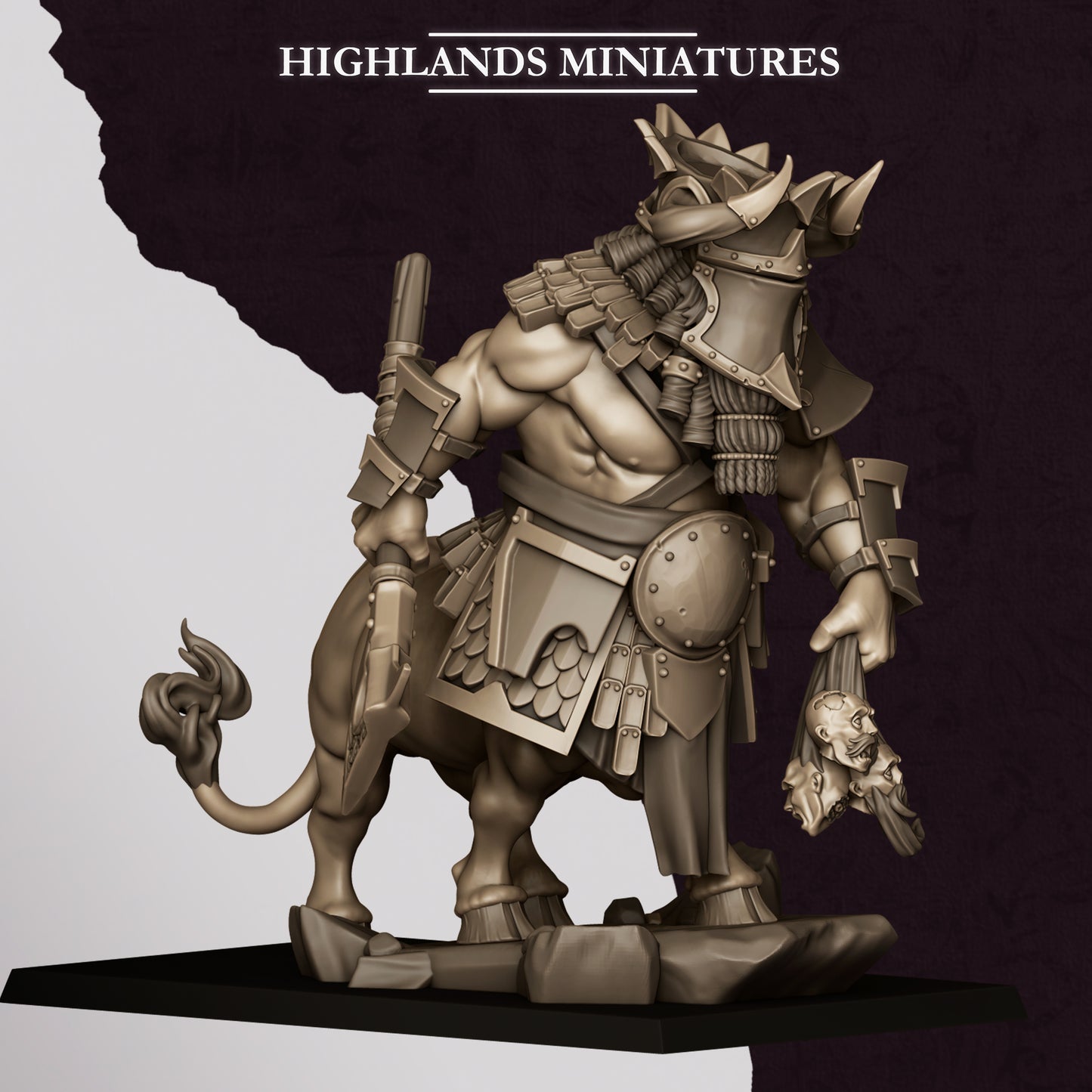Kusarikku, Great Marduk Minotaur | Sons of Marduk | Highlands Miniatures