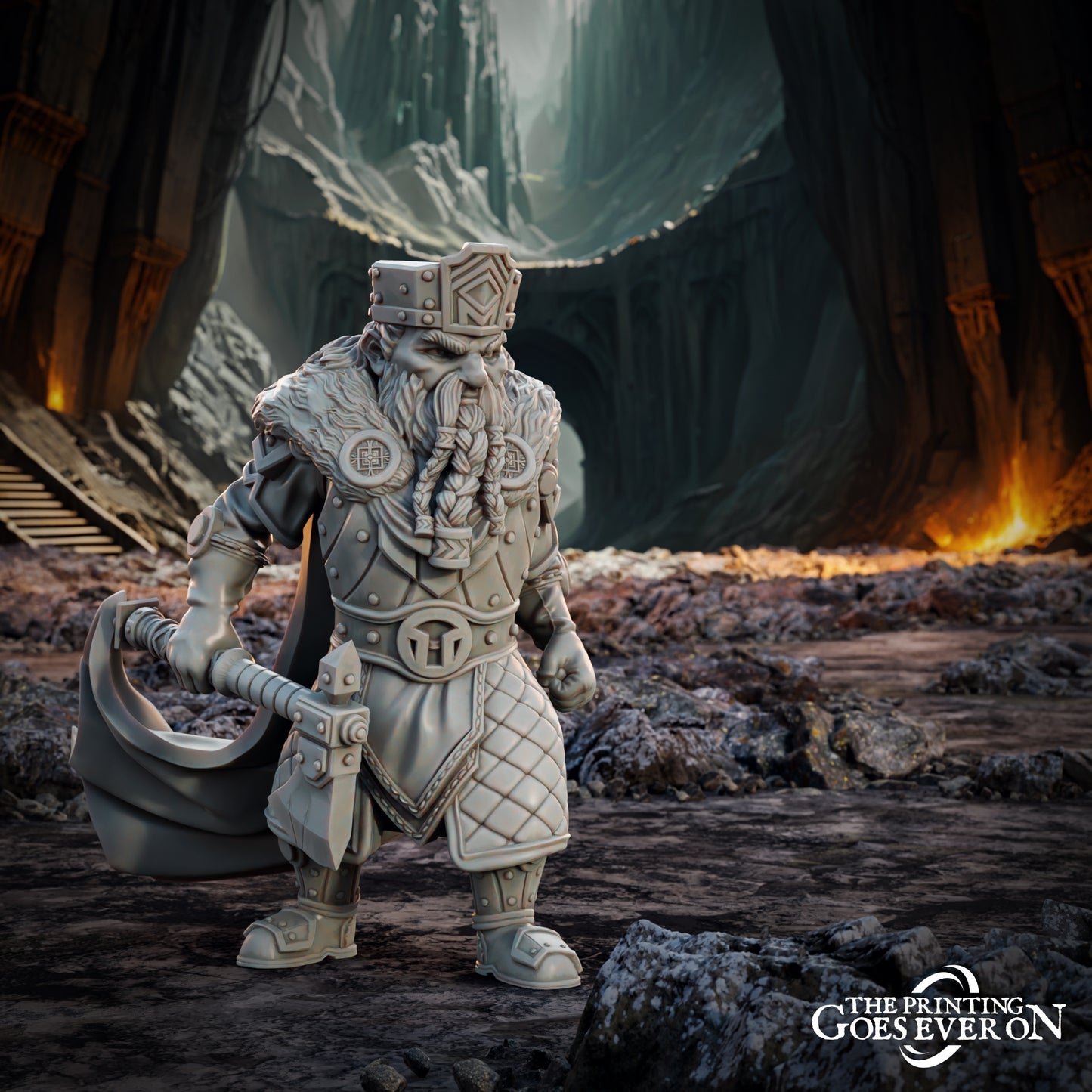 King Dunnir | Tales of the Deep | MESBG | The Printing Goes Ever On