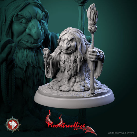 Cleaning Crew set | Monstrooffice | Resin 3D Printed Miniature | White Werewolf Tavern | DnD