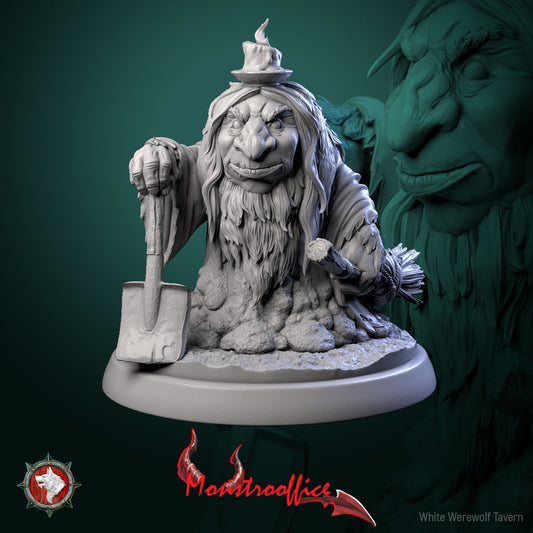 Cleaning Crew set | Monstrooffice | Resin 3D Printed Miniature | White Werewolf Tavern | DnD