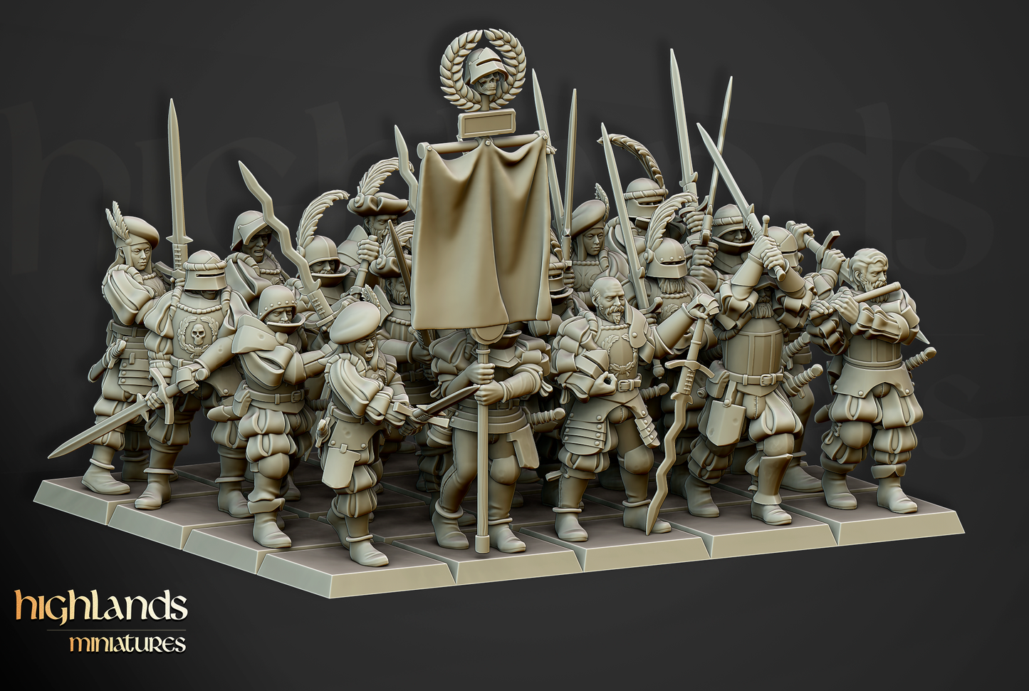 Landsknechts of Soltau | Sunland, Empire of the Sun | Highlands Miniatures