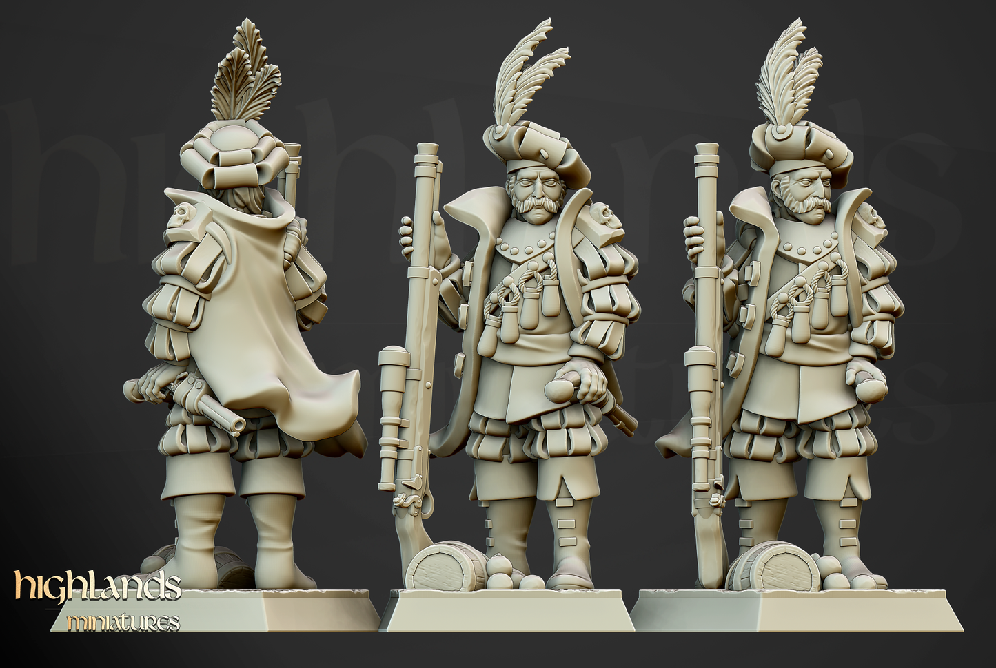 Otto von Schrute - Idle | Sunland, Empire of the Sun | Highlands Miniatures