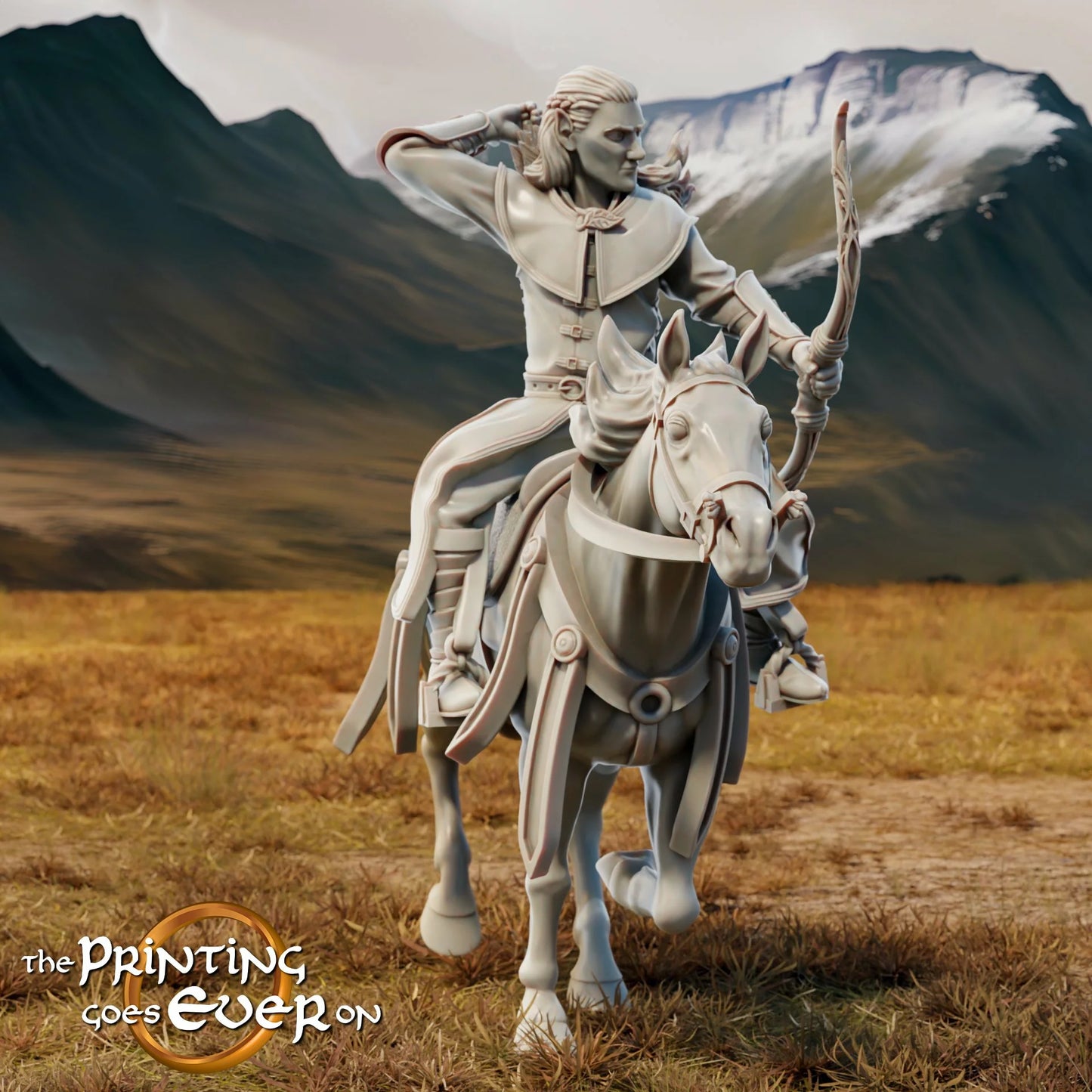 Laigalad – Mounted | Last Stand | MESBG | The Printing Goes Ever On