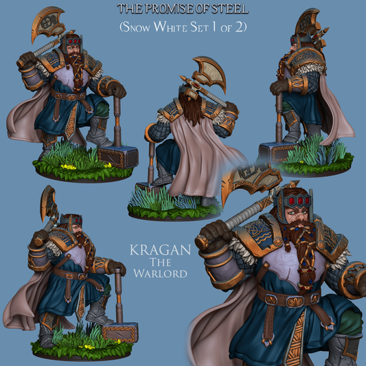 Kragan - The Warlord | The Promise of Steel | 28mm-120mm Scale | Ronin Arts Workshop