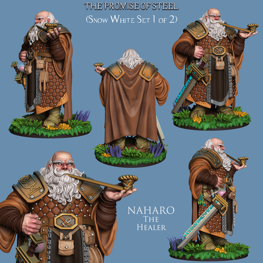 Naharo - The Healer | The Promise of Steel | 28mm-120mm Scale | Ronin Arts Workshop