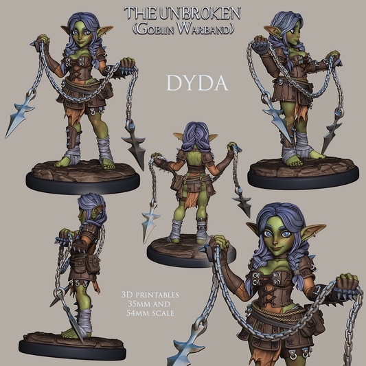 Dyda | The Unbroken Goblin Warband | 28mm-120mm Scale | Ronin Arts Workshop